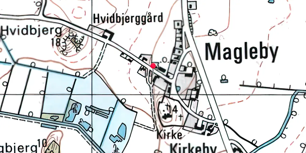 Historisk kort over Broløkke Trinbræt Historisk kort over Broløkke Trinbræt