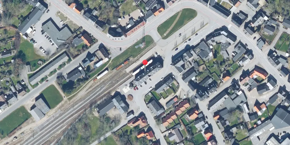 Historisk kort over Lemvig Station [1879-1908]