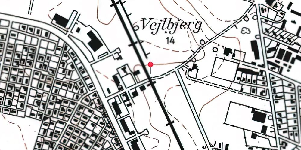 Historisk kort over Torsøvej Letbanestation Historisk kort over Torsøvej Letbanestation