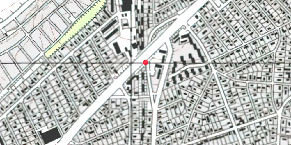 Historisk kort over Kongsvang Letbanestation Historisk kort over Kongsvang Letbanestation
