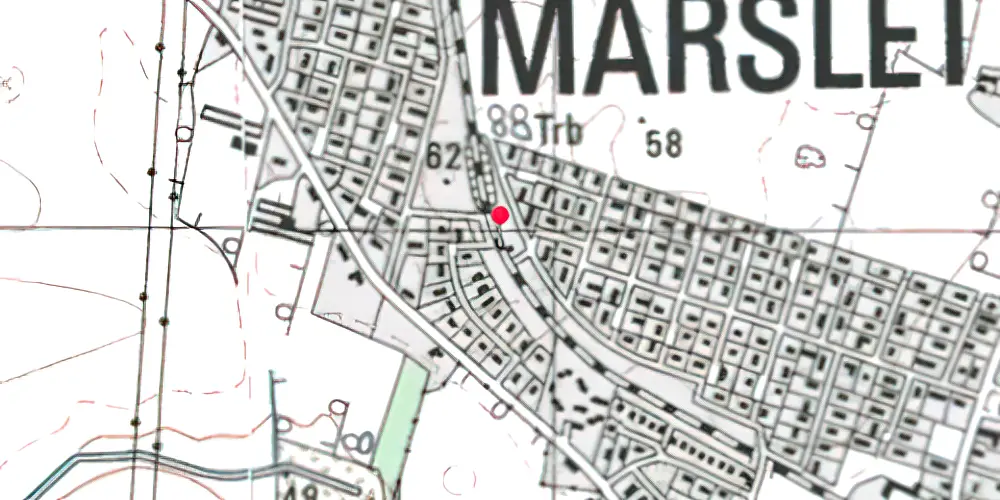 Historisk kort over Mølleparken Letbanestation Historisk kort over Mølleparken Letbanestation