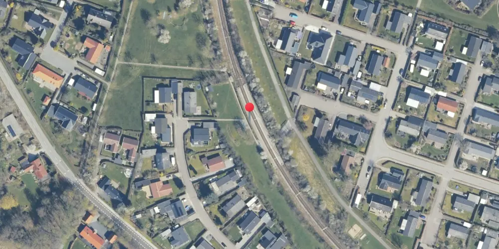 Historisk kort over Mølleparken Letbanestation Historisk kort over Mølleparken Letbanestation