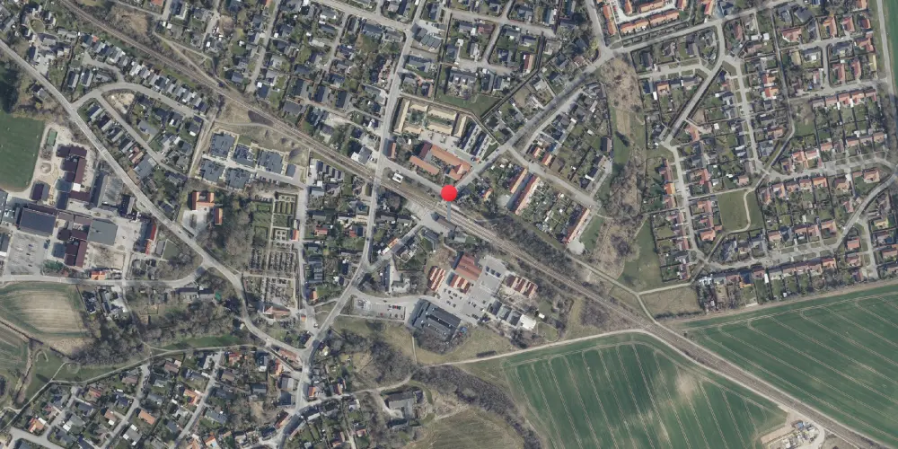 Historisk kort over Mårslet Letbanestation Historisk kort over Mårslet Letbanestation