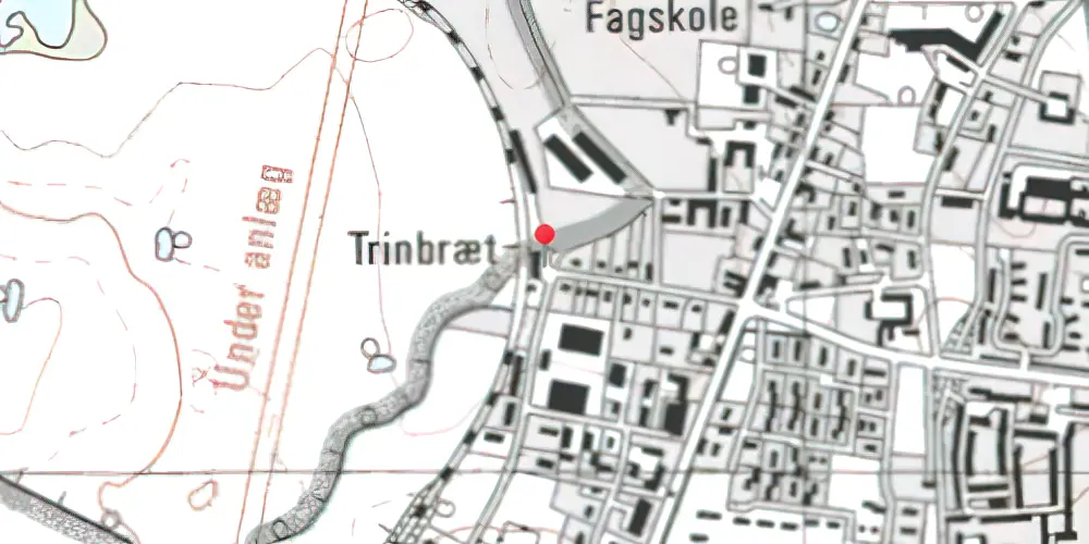 Historisk kort over Beder Trinbræt [2002-2016]