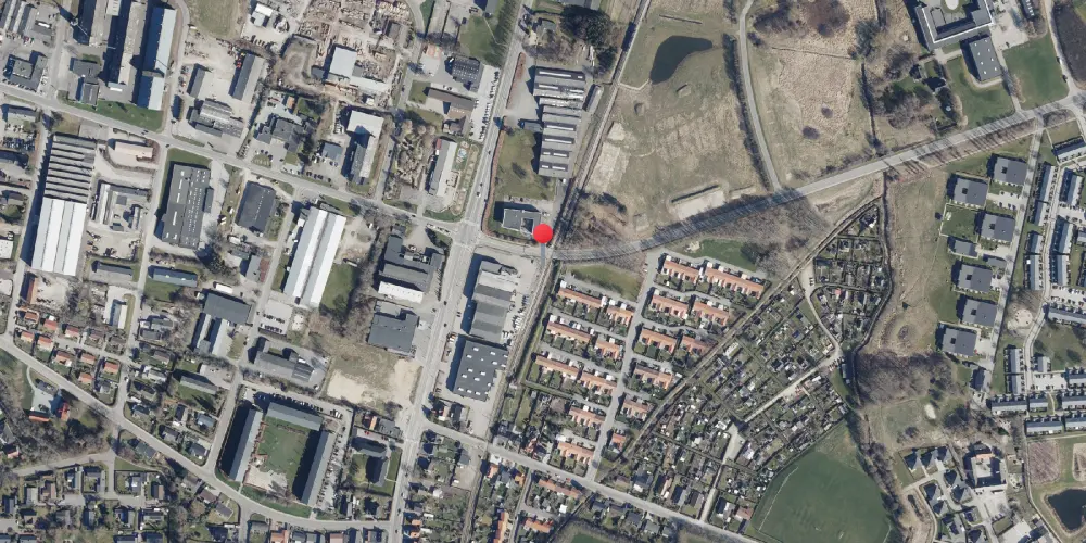Historisk kort over Rude Havvej Letbanestation Historisk kort over Rude Havvej Letbanestation