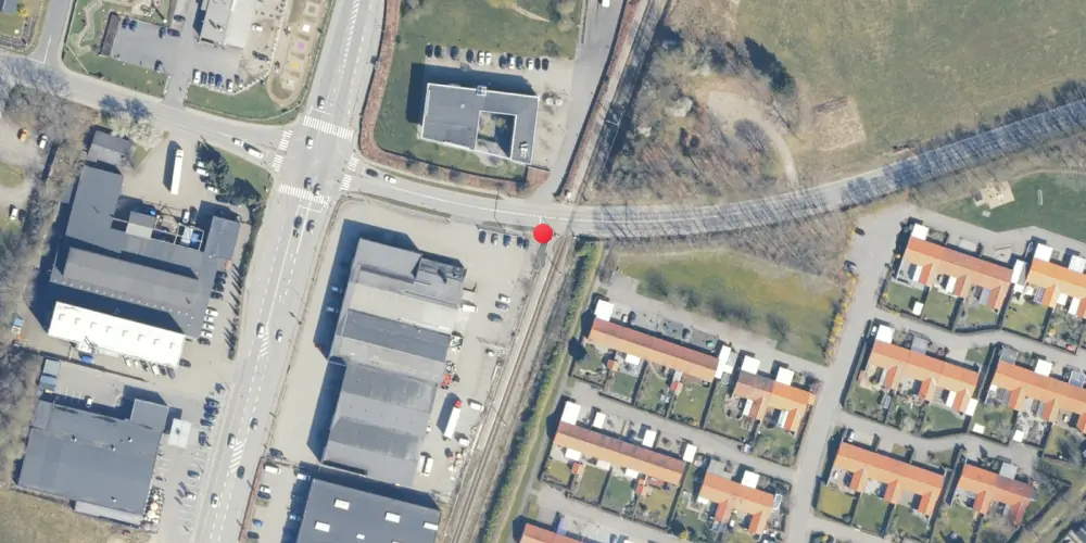 Historisk kort over Rude Havvej Letbanestation Historisk kort over Rude Havvej Letbanestation