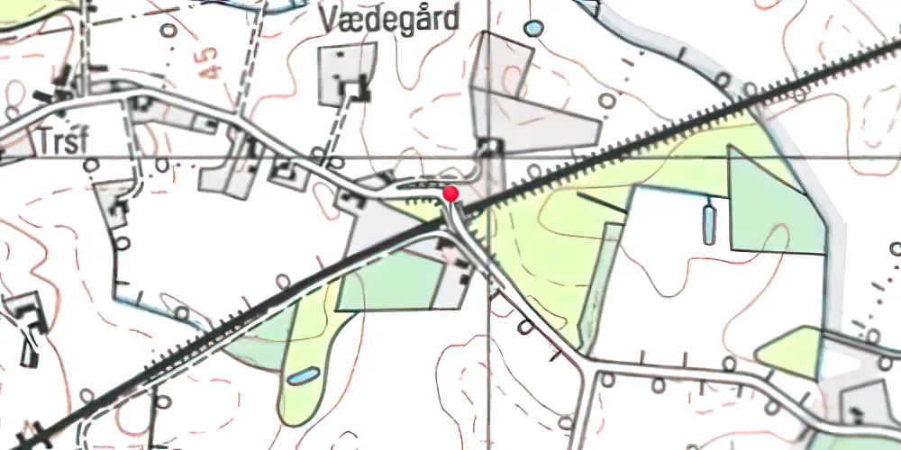Historisk kort over Render Trinbræt Historisk kort over Render Trinbræt
