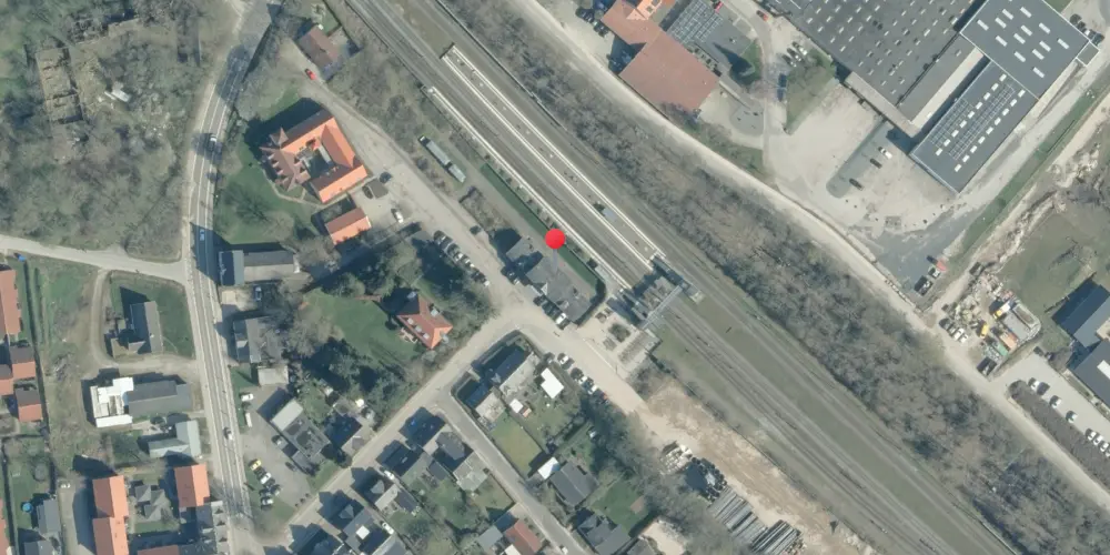 Historisk kort over Tommerup Station Historisk kort over Tommerup Station