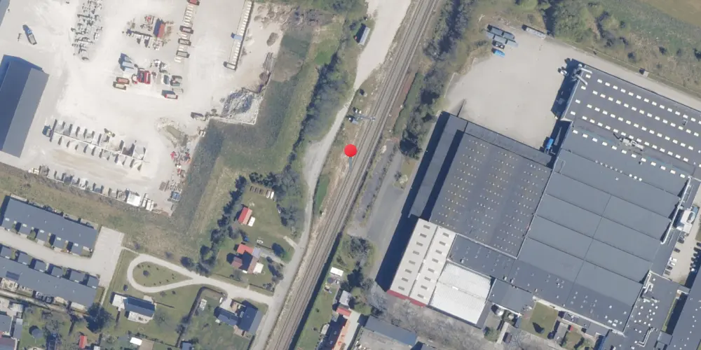 Historisk kort over Stevnstrup Teknisk Station Historisk kort over Stevnstrup Teknisk Station