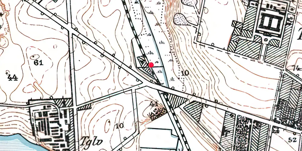 Historisk kort over Bygholm Trinbræt [1891-1901]