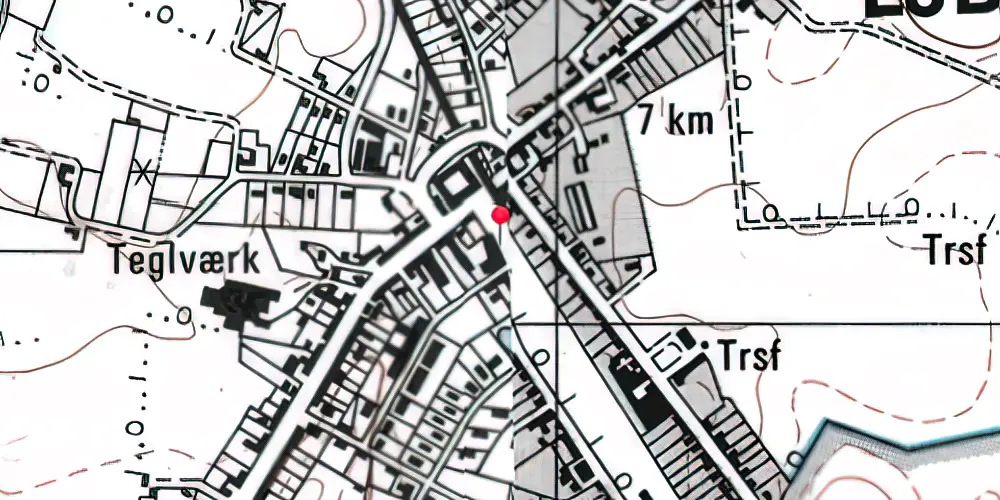 Historisk kort over Ejby Station Historisk kort over Ejby Station