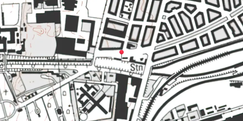 Historisk kort over Vester Fælledvej Billetsalgssted [1911-1923]