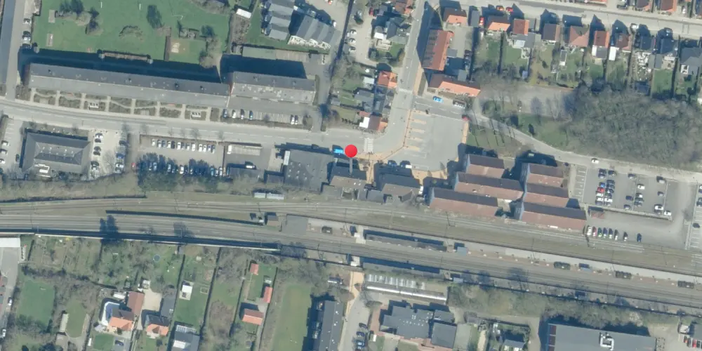 Historisk kort over Middelfart Station Historisk kort over Middelfart Station