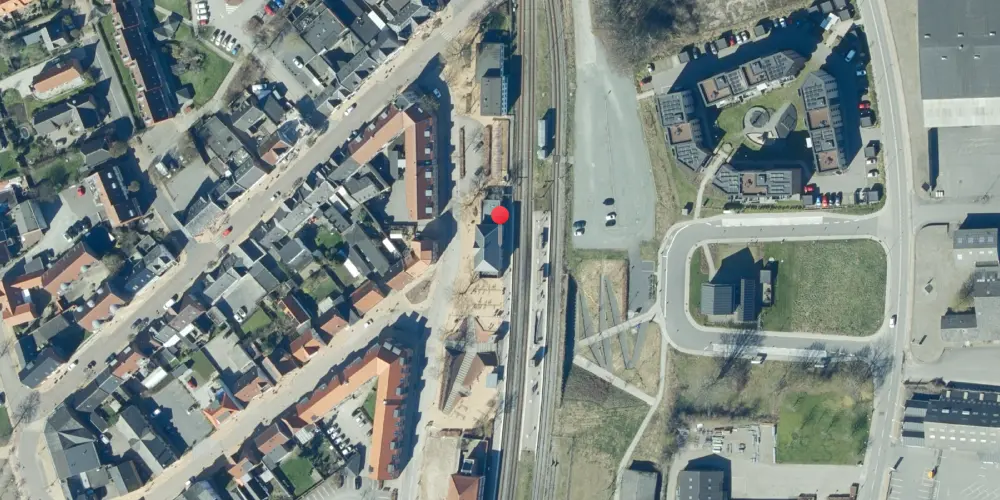 Historisk kort over Ringe Station Historisk kort over Ringe Station