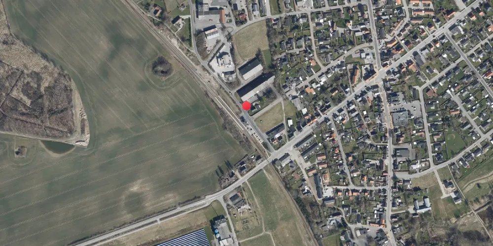 Historisk kort over Kværndrup Station Historisk kort over Kværndrup Station