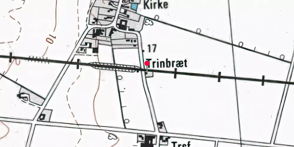 Historisk kort over Varpelev Billetsalgssted [1881-1926]