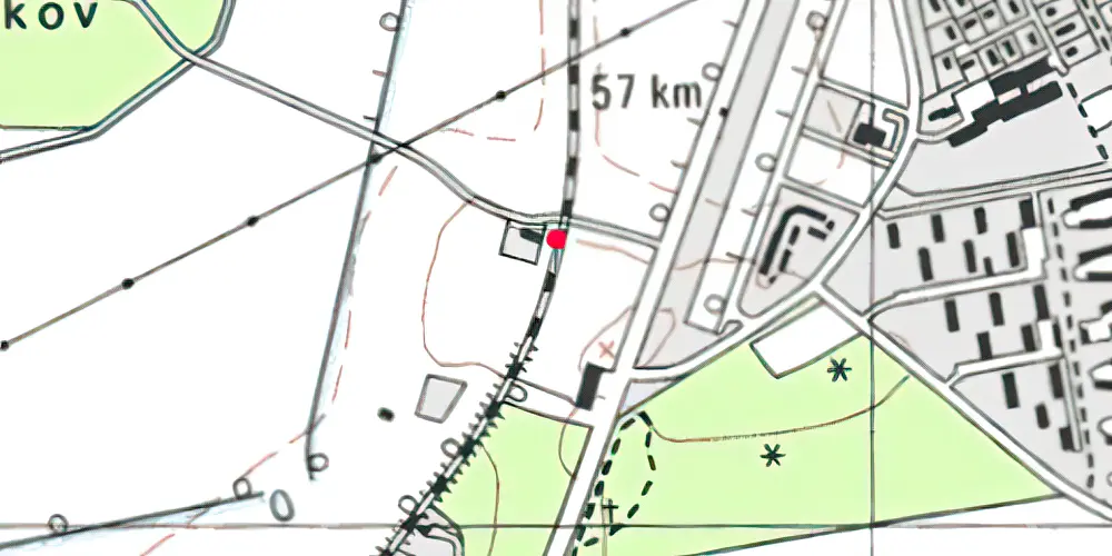 Historisk kort over Hessel Letbanestation Historisk kort over Hessel Letbanestation