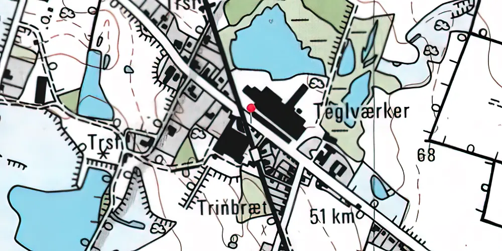 Historisk kort over Stenstrup Syd Trinbræt med Sidespor Historisk kort over Stenstrup Syd Trinbræt med Sidespor