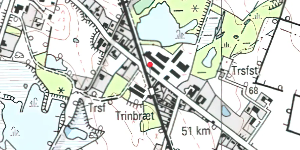 Historisk kort over Stenstrup Syd Trinbræt med Sidespor Historisk kort over Stenstrup Syd Trinbræt med Sidespor