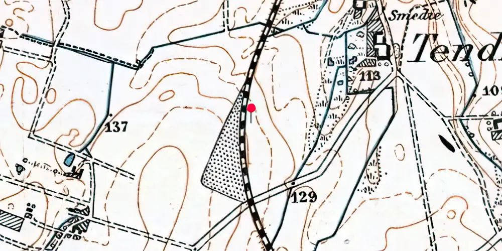 Historisk kort over Terndrup Grusgrav Historisk kort over Terndrup Grusgrav
