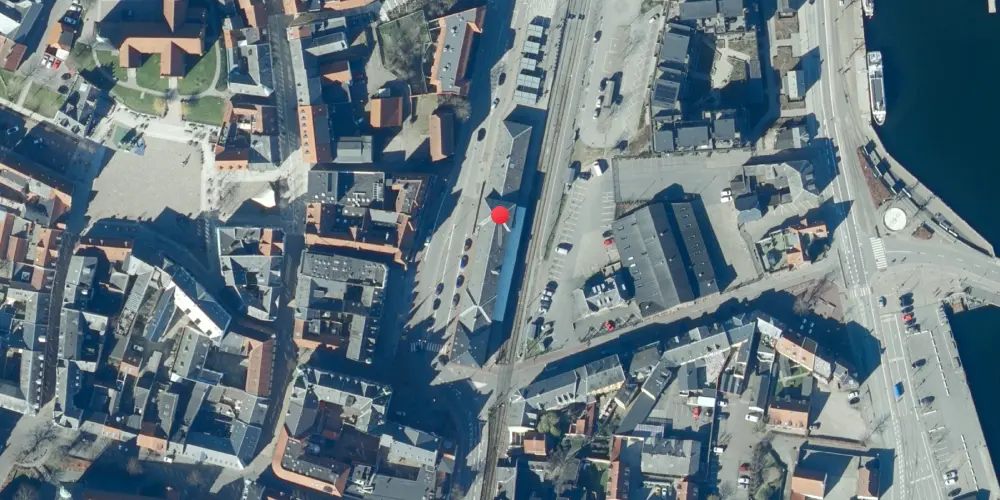 Historisk kort over Svendborg Station Historisk kort over Svendborg Station