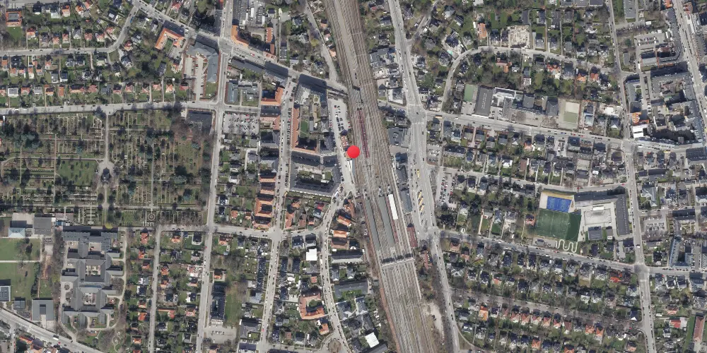 Historisk kort over Hellerup Assistancebilletsalgssted Historisk kort over Hellerup Assistancebilletsalgssted