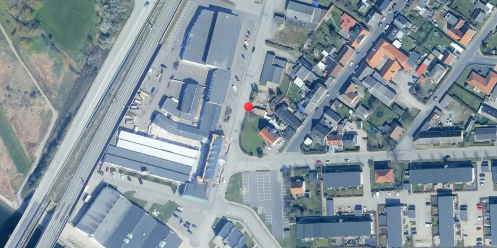 Historisk kort over Masnedsund Perronhal Historisk kort over Masnedsund Perronhal