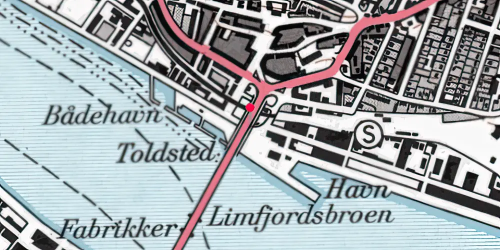 Historisk kort over Brogade (midlertidig) Trinbræt [1897-1899]