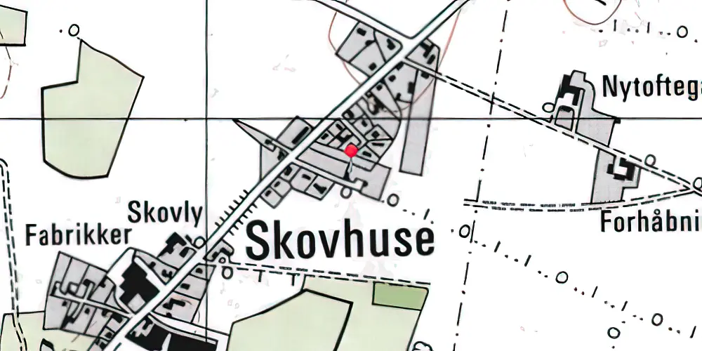 Historisk kort over Rynkeby Station Historisk kort over Rynkeby Station