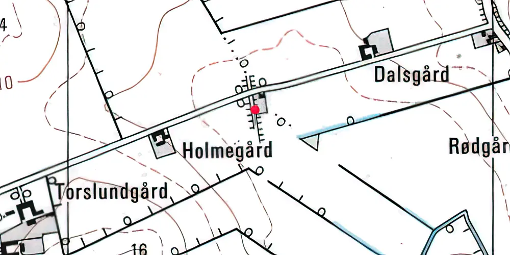 Historisk kort over Tårup Trinbræt med Sidespor Historisk kort over Tårup Trinbræt med Sidespor