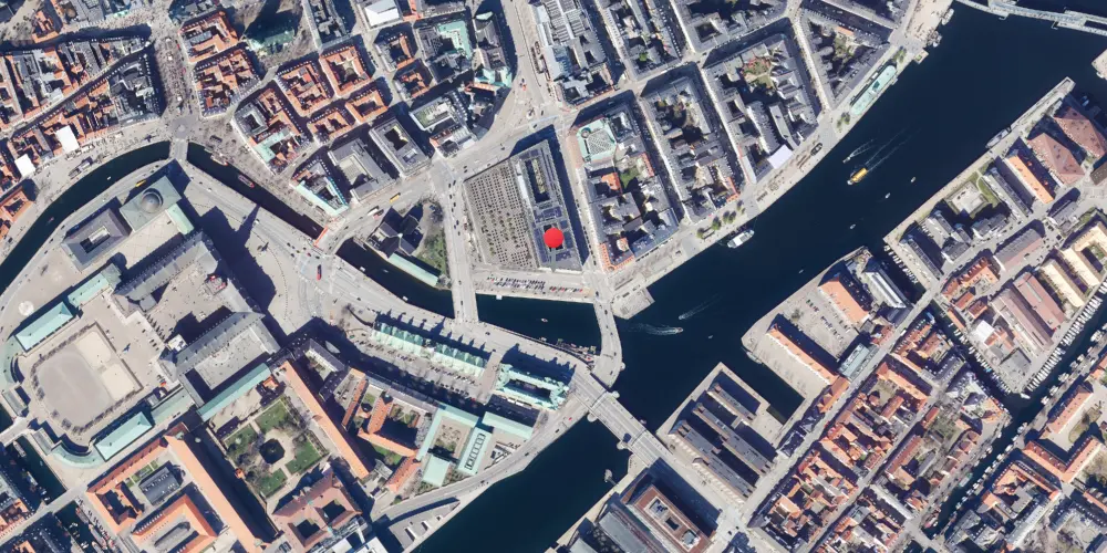Historisk kort over Havnegade Havnebanestation Historisk kort over Havnegade Havnebanestation