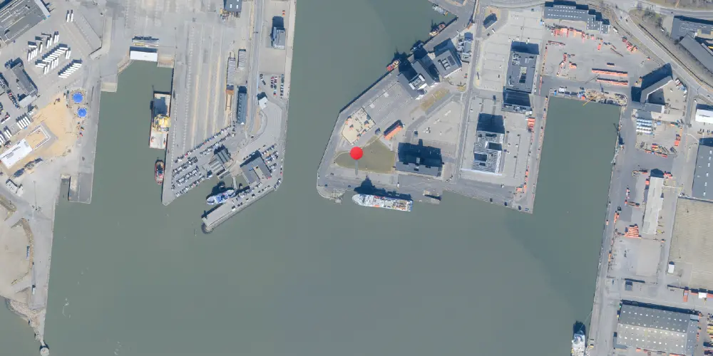 Historisk kort over Esbjerg Havn Havneekspedition Historisk kort over Esbjerg Havn Havneekspedition