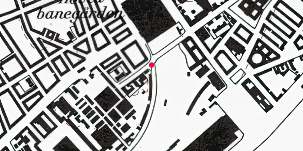 Historisk kort over Kjøbenhavns Kvægtorv Station Historisk kort over Kjøbenhavns Kvægtorv Station