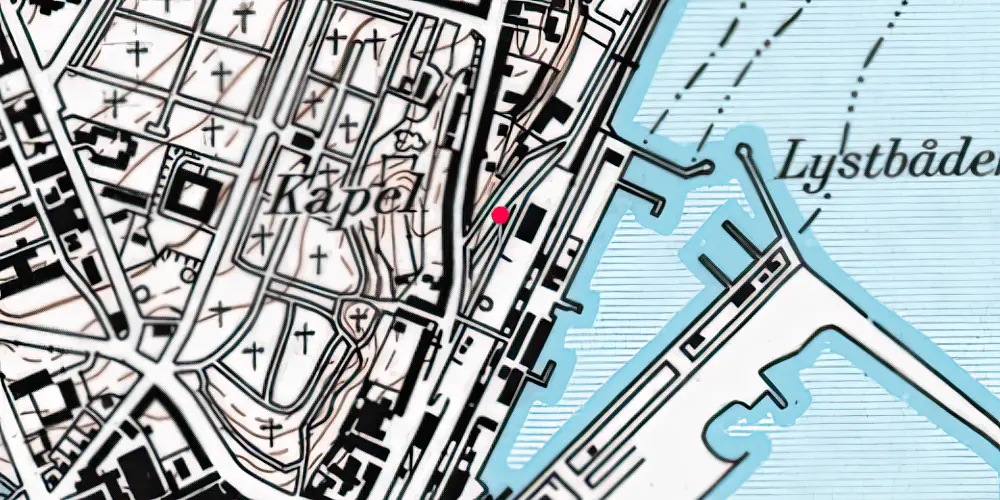 Historisk kort over Trøjborg Sidespor Historisk kort over Trøjborg Sidespor