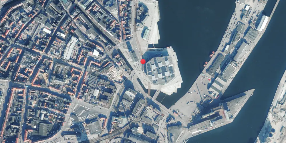 Historisk kort over Aarhus Havn Godsekspeditionen Historisk kort over Aarhus Havn Godsekspeditionen