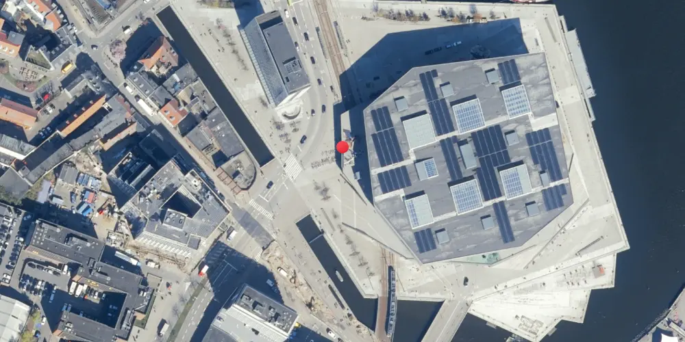 Historisk kort over Aarhus Havn Godsekspeditionen Historisk kort over Aarhus Havn Godsekspeditionen