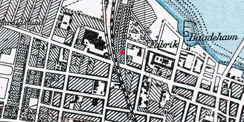 Historisk kort over Kastetvej Blokpost Historisk kort over Kastetvej Blokpost