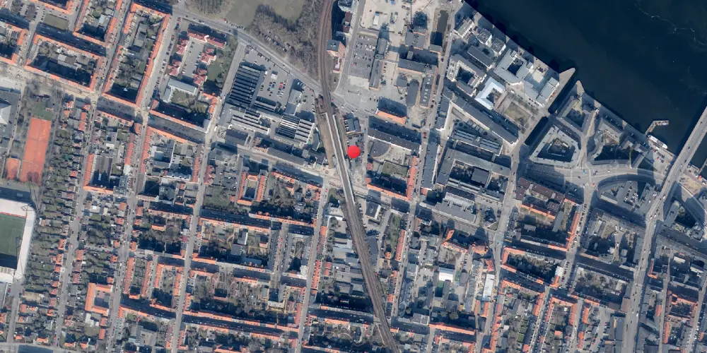 Historisk kort over Kastetvej Blokpost Historisk kort over Kastetvej Blokpost