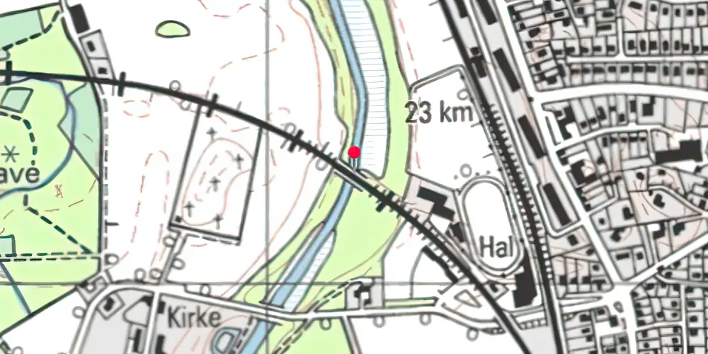Historisk kort over Suså Jernbanebro Historisk kort over Suså Jernbanebro