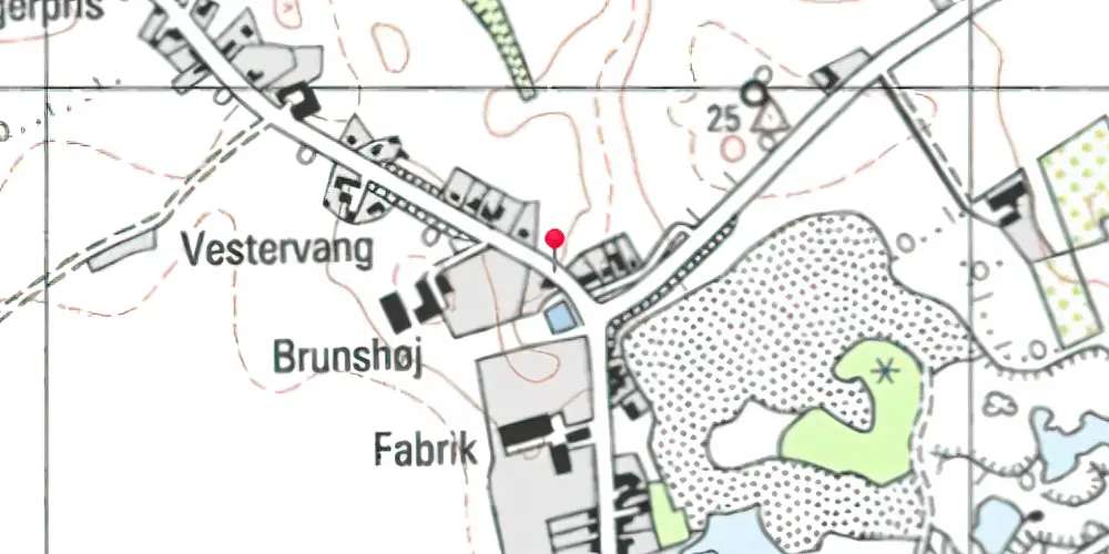 Historisk kort over Birket Vogter hus Historisk kort over Birket Vogter hus