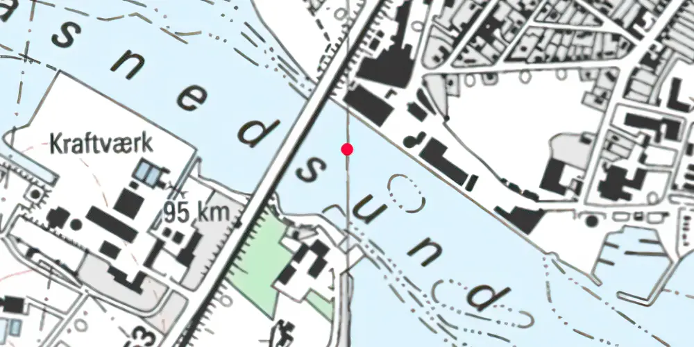 Historisk kort over Masnedsundbroen Jernbanebro Historisk kort over Masnedsundbroen Jernbanebro