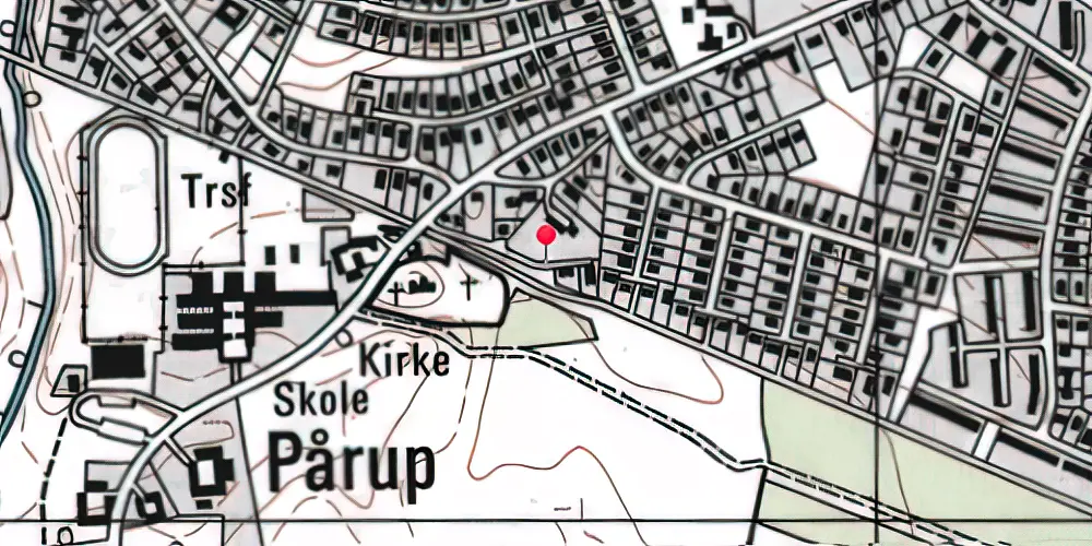 Historisk kort over Snestrup Trinbræt Historisk kort over Snestrup Trinbræt