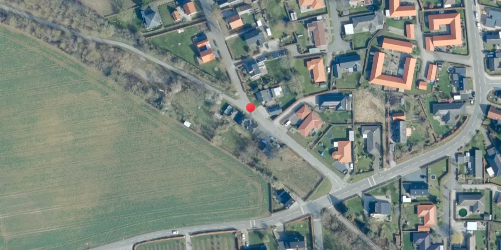 Historisk kort over Villestofte Station Historisk kort over Villestofte Station