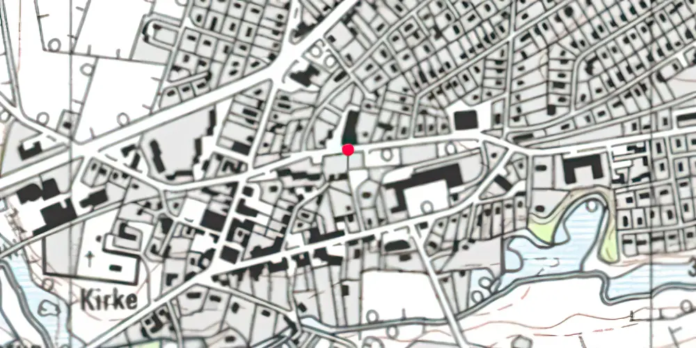 Historisk kort over Karup Holdeplads [1906-1922]
