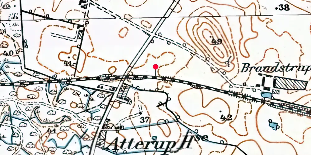 Historisk kort over Orebo Sidespor Historisk kort over Orebo Sidespor