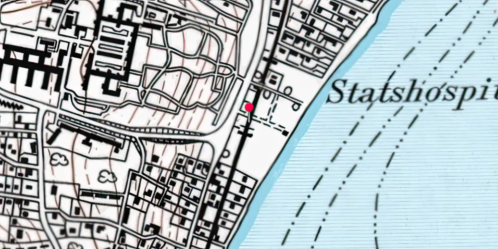 Historisk kort over Risskov Strandpark Letbanestation Historisk kort over Risskov Strandpark Letbanestation