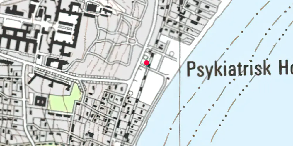 Historisk kort over Risskov Strandpark Letbanestation Historisk kort over Risskov Strandpark Letbanestation