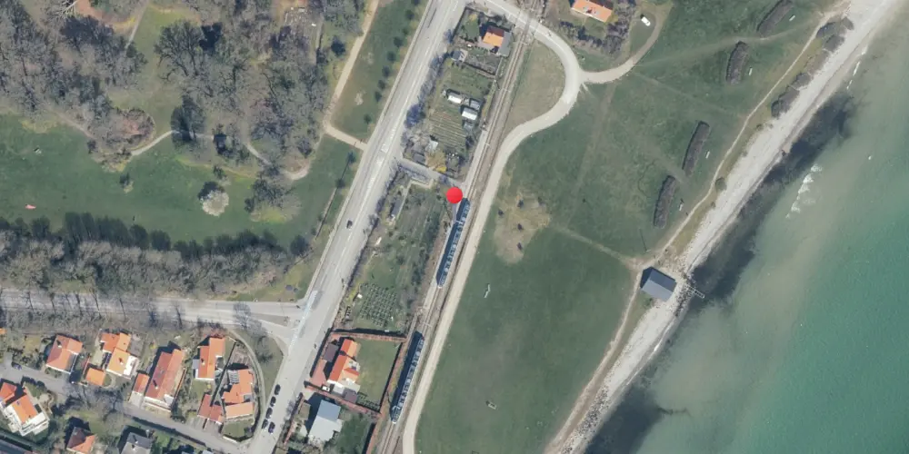 Historisk kort over Risskov Strandpark Letbanestation Historisk kort over Risskov Strandpark Letbanestation