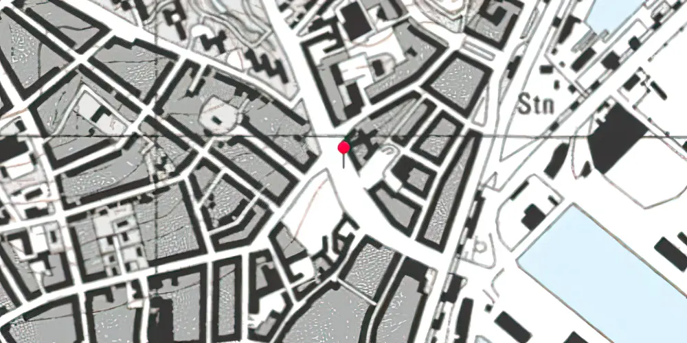Historisk kort over Nørreport Aarhus Letbanestation Historisk kort over Nørreport Aarhus Letbanestation