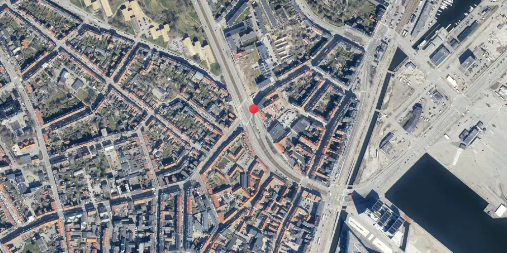 Historisk kort over Nørreport Aarhus Letbanestation Historisk kort over Nørreport Aarhus Letbanestation